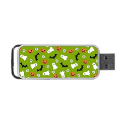 Pattern Seamless Halloween Fall Portable Usb Flash (one Side) by Wegoenart