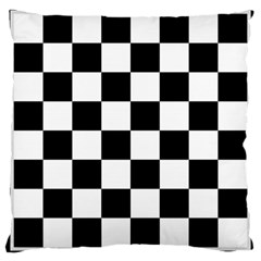 Chess Board Background Design Large Cushion Case (two Sides) by Wegoenart