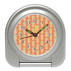 Pineapple Orange Pastel Travel Alarm Clock by ConteMonfrey