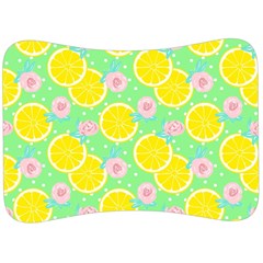 Green Lemons Velour Seat Head Rest Cushion by ConteMonfrey