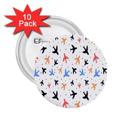 Sky Birds - Airplanes 2 25  Buttons (10 Pack)  by ConteMonfrey