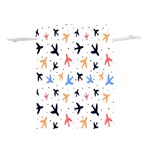 Sky birds - Airplanes Lightweight Drawstring Pouch (S) Front