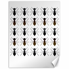 Ants Insect Pattern Cartoon Ant Animal Canvas 18  X 24  by Ravend