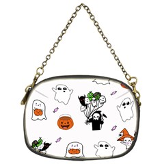 Halloween Jack O Lantern Vector Chain Purse (one Side) by Ravend