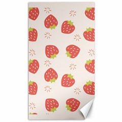 Strawberries Pattern Design Canvas 40  X 72  by Wegoenart