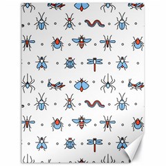 Insect Icon Seamless Pattern Canvas 18  X 24  by Wegoenart