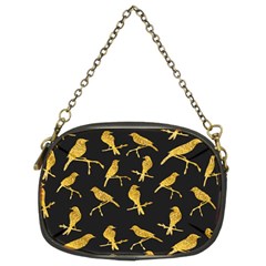 Background-with-golden-birds Chain Purse (two Sides) by Wegoenart