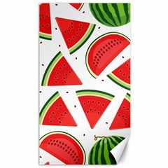 Watermelon Cuties White Canvas 40  X 72  by ConteMonfrey