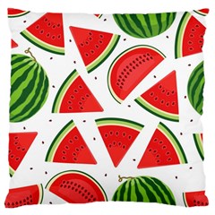 Watermelon Cuties White Large Flano Cushion Case (one Side) by ConteMonfrey