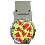 Pastel Watermelon   Money Clip Watches Front