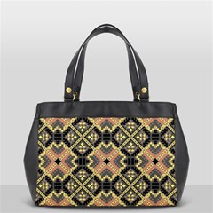 Seamless-mexican-pattern Oversize Office Handbag (2 Sides) by Wegoenart