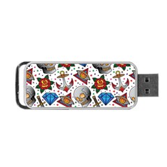 Full Color Flash Tattoo Patterns Portable Usb Flash (one Side) by Wegoenart