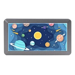 Galaxy Background Memory Card Reader (mini) by danenraven