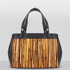 Asian Background Bamboo Oversize Office Handbag (2 Sides) by Wegoenart