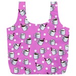 Coffee Chocolate Milk Drink Hot Full Print Recycle Bag (XXL) Front