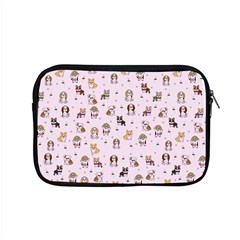 Puppies Dog Pattern Drawing Apple Macbook Pro 15  Zipper Case by Wegoenart