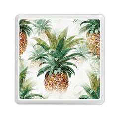 Pineapple Pattern Background Seamless Vintage Memory Card Reader (square) by Wegoenart