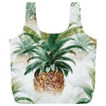 Pineapple Pattern Background Seamless Vintage Full Print Recycle Bag (XXL) Back