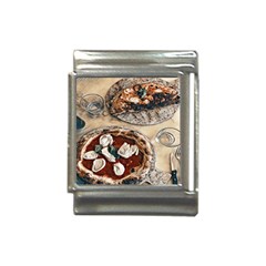 Pizza And Calzone Italian Charm (13mm) by ConteMonfrey