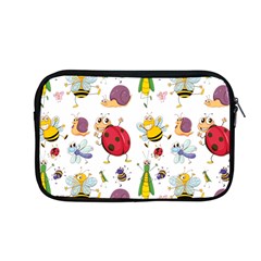 Cute Cartoon Insects Seamless Background Apple Macbook Pro 13  Zipper Case by Jancukart