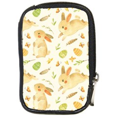 Cute Rabbits - Easter Spirit  Compact Camera Leather Case by ConteMonfrey