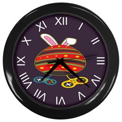 Game Lover Easter - Two Joysticks Wall Clock (black) by ConteMonfrey