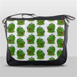 Kermit The Frog pattern Messenger Bag Front