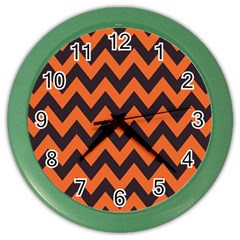 Halloween  Color Wall Clock by Valentinaart