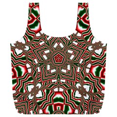 Christmas-kaleidoscope Full Print Recycle Bag (xxxl) by artworkshop