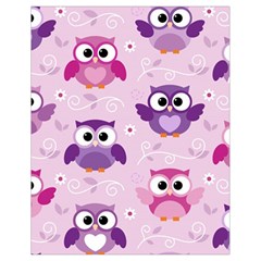 Seamless Cute Colourfull Owl Kids Pattern Drawstring Bag (small) by Pakemis