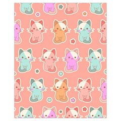 Cute Kawaii Kittens Seamless Pattern Drawstring Bag (small) by Pakemis