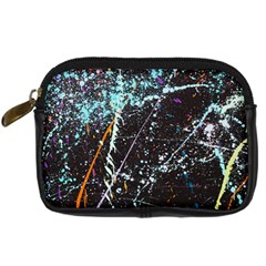 Abstract Colorful Texture Digital Camera Leather Case by Pakemis