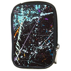 Abstract Colorful Texture Compact Camera Leather Case by Pakemis