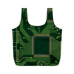 Technology Board Trace Digital Full Print Recycle Bag (m) by artworkshop