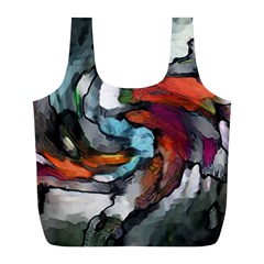Abstract Art Full Print Recycle Bag (l) by gasi