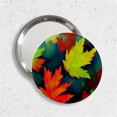 Leaves Foliage Autumn Nature Forest Fall 2 25  Handbag Mirrors by Uceng