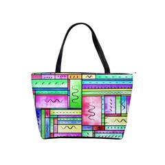 Colorful Pattern Classic Shoulder Handbag by gasi