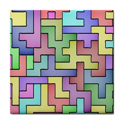 Colorful Stylish Design Tile Coaster by gasi