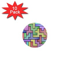 Colorful Stylish Design 1  Mini Magnet (10 Pack)  by gasi