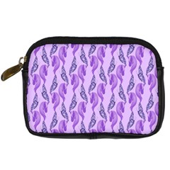 Unicorn Butterfly Digital Camera Leather Case by Sparkle