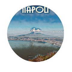 Napoli - Vesuvio Mini Round Pill Box by ConteMonfrey