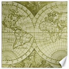 Vintage Mapa Mundi  Canvas 16  X 16  by ConteMonfrey