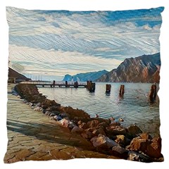 Ducks On Gardasee Standard Premium Plush Fleece Cushion Case (one Side) by ConteMonfrey