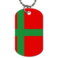 Bornholm Denmark Flag Dog Tag (two Sides) by tony4urban