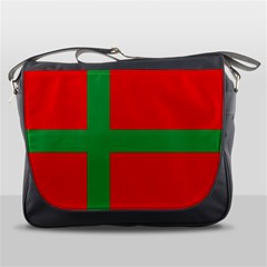 Bornholm Denmark Flag Messenger Bag by tony4urban