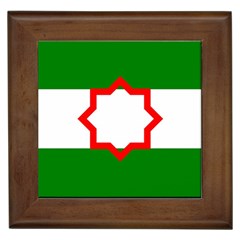 Andalusia Flag Framed Tile by tony4urban