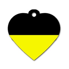 Kashubian Flag Dog Tag Heart (one Side) by tony4urban