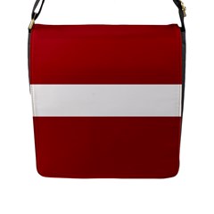 Latvia Flap Closure Messenger Bag (l) by tony4urban