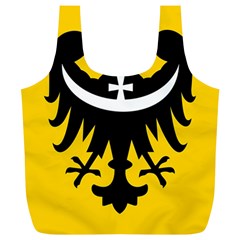 Dolnoslaskie Flag Full Print Recycle Bag (xl) by tony4urban