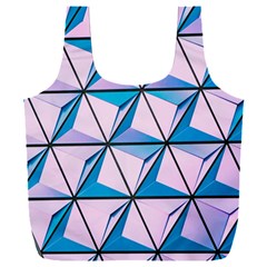 Geometric Shapes Pattern Full Print Recycle Bag (xxl) by artworkshop